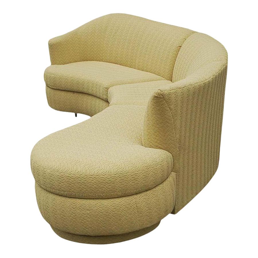 1970s Mid-Century Modern Curved Serpentine Sectional Sofa added by Victoria Nuguid
