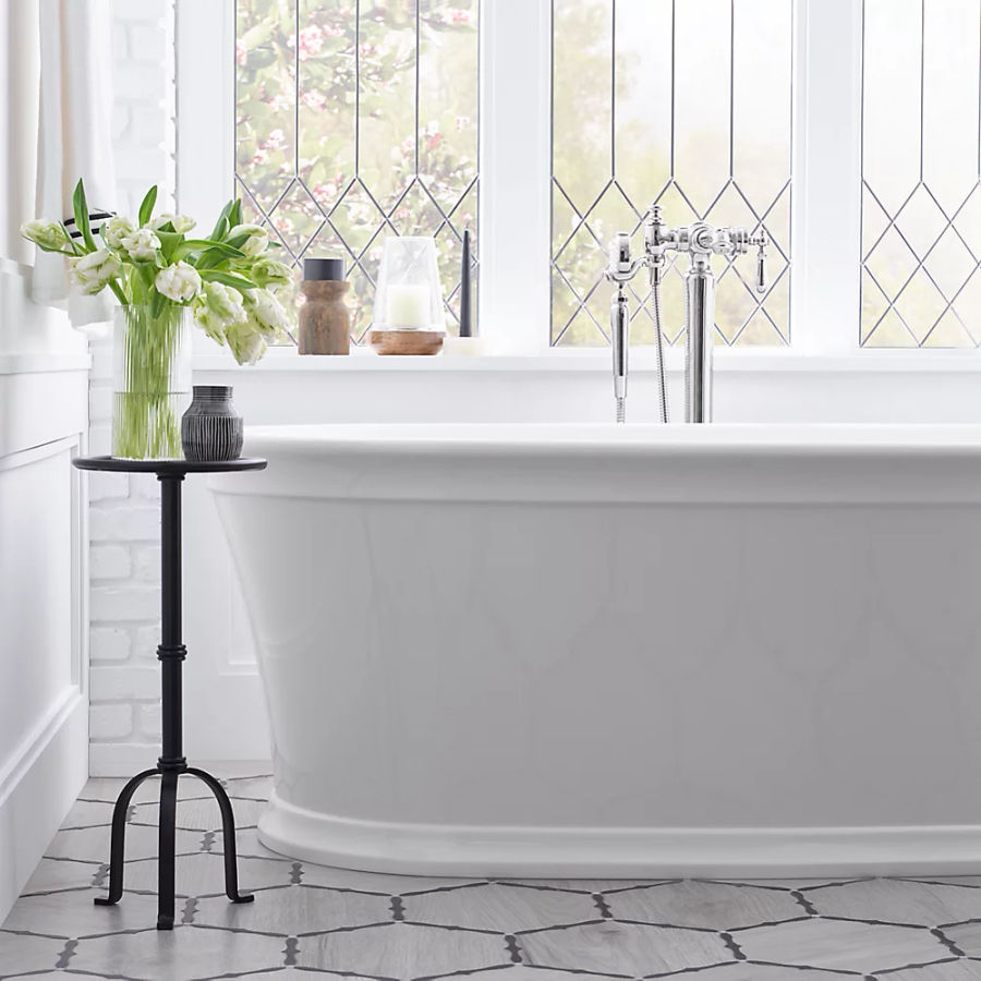 Kohler Memoirs 66" Lithocast Freestanding Bath with Center Toe-tap Drain added by Sophia Bartolini