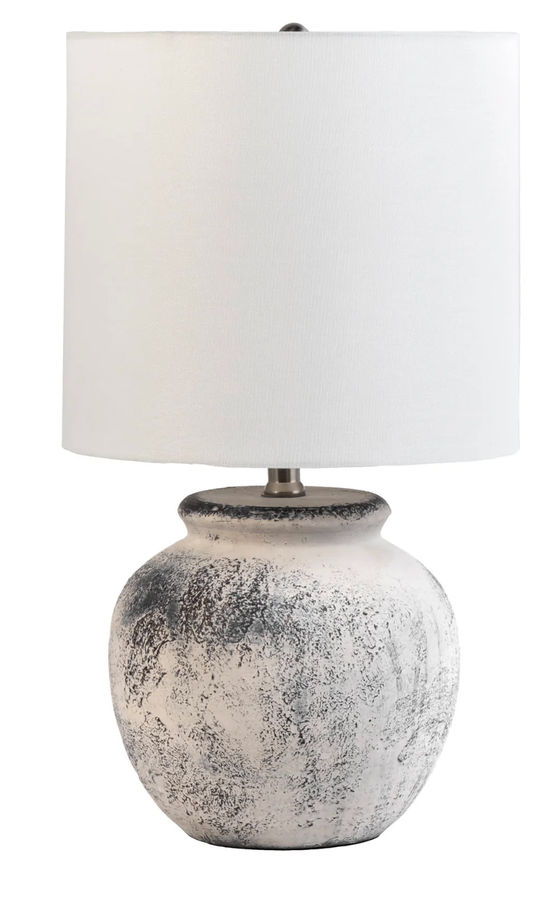 22-inch Textured Ceramic Timeworn Urn Table Lamp added by Danielle Hayon