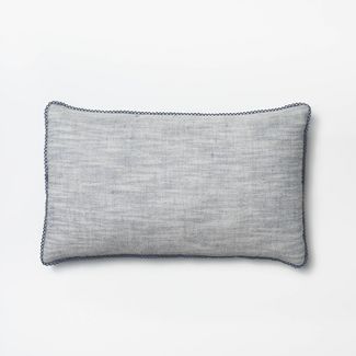 Chambray Throw Pillow with Lace Trim - Threshold™ designed with Studio McGee
 added by Katelyn Stellar