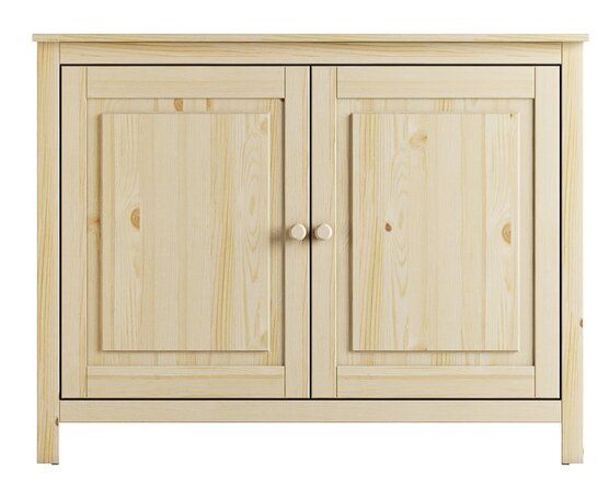 Ebern Designs Antwane 43.97" Wide Pine Solid Wood Server | Wayfair added by Maggie Dailey