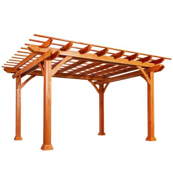 12 Ft. W X 10 Ft. D Solid Wood Pergola added by Tori Stenmark