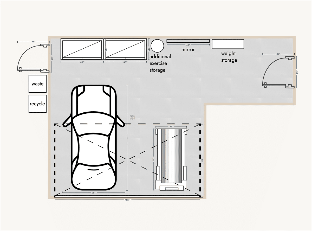 Garage Layout designed by Spoak 