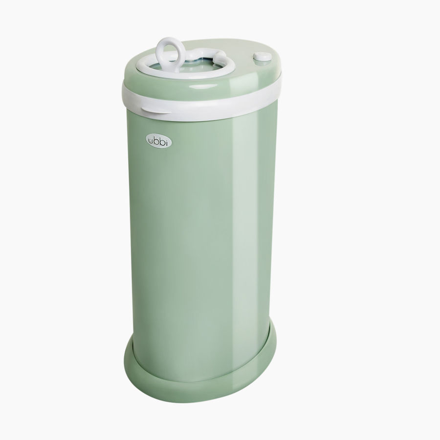 Ubbi Steel Diaper Pail - Sage | Babylist Shop added by Sarah Small