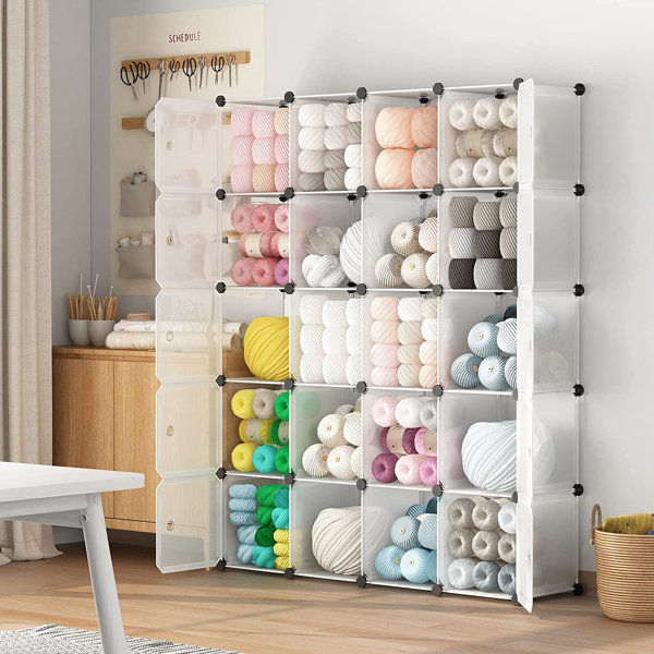 DIY Clothes Organizer, Craft Cube Storage With Doors added by Alyson Beermann