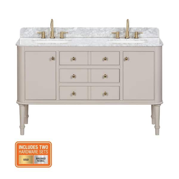 Collette 60 in W x 22 in D x 35 in H Double Sink added by Yvette Lemieux