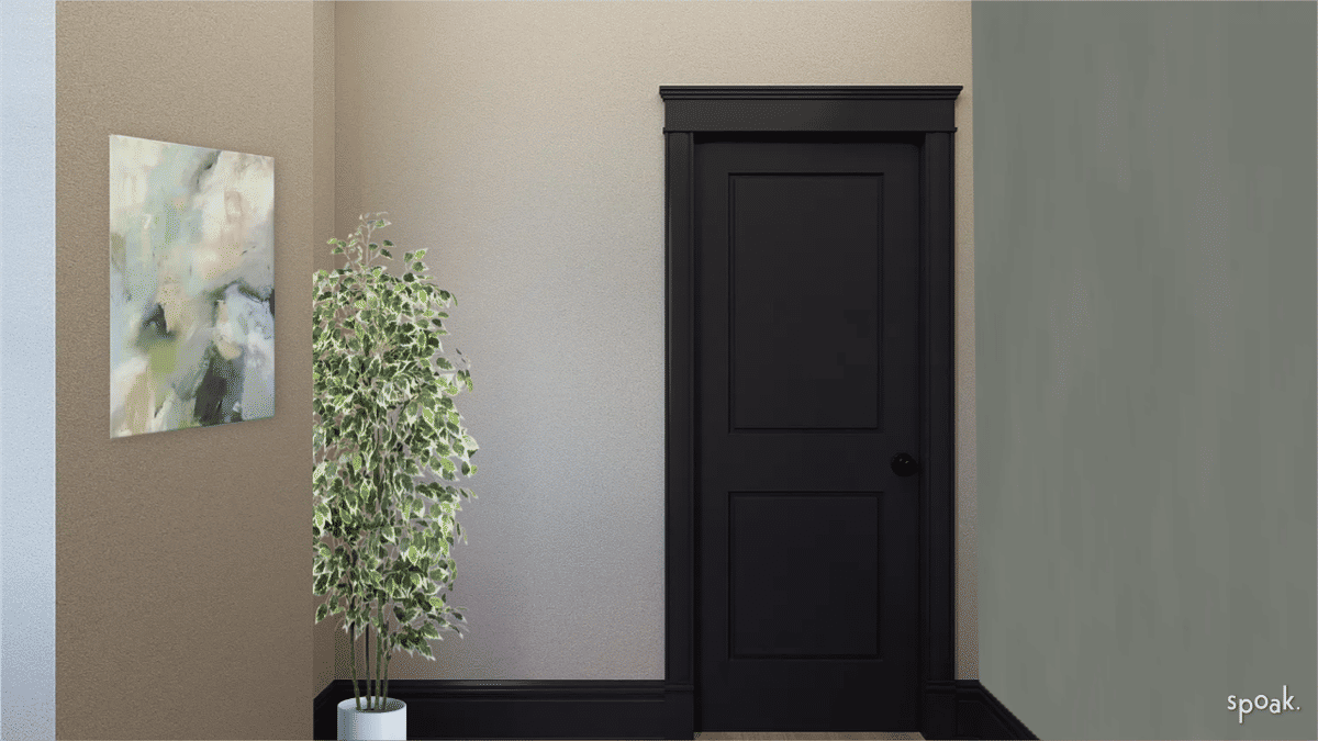 Black Hallway Inspo designed by Kaela Oden