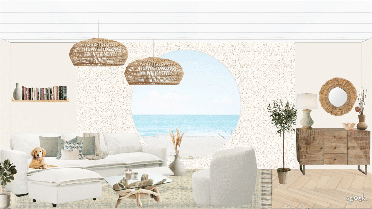 Kitchen + Living Room Inspiration designed by Sona Mansharamani