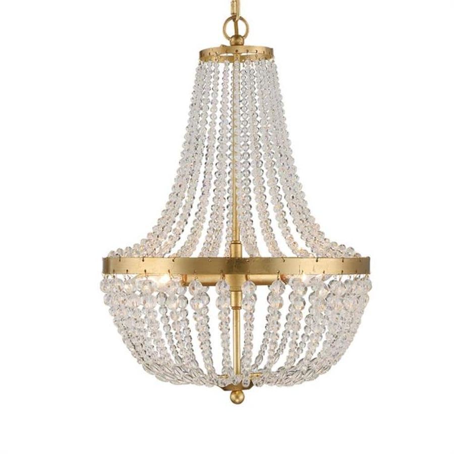 Crystorama Rylee 3- -Light Antique Gold Chandelier 603-GA - The Home Depot added by Andy Hecht