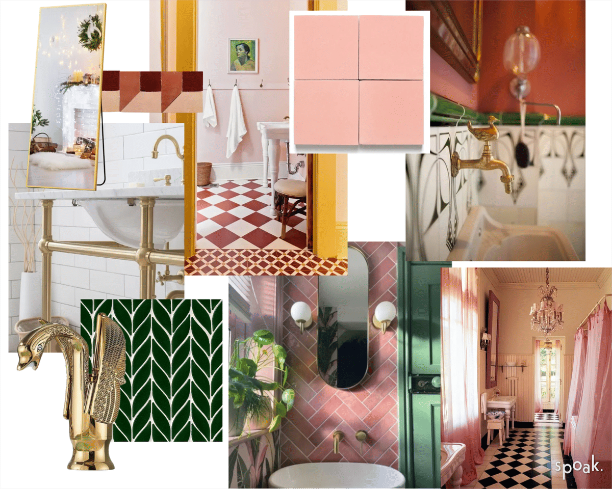 Bathroom Inspiration designed by Sofia Eleftheriou