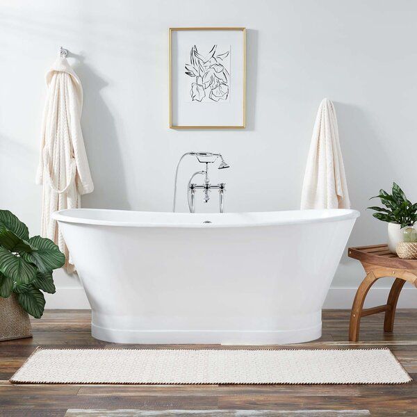 67" Kateryn Cast Iron Freestanding Bateau Tub added by Jennifer Massotti