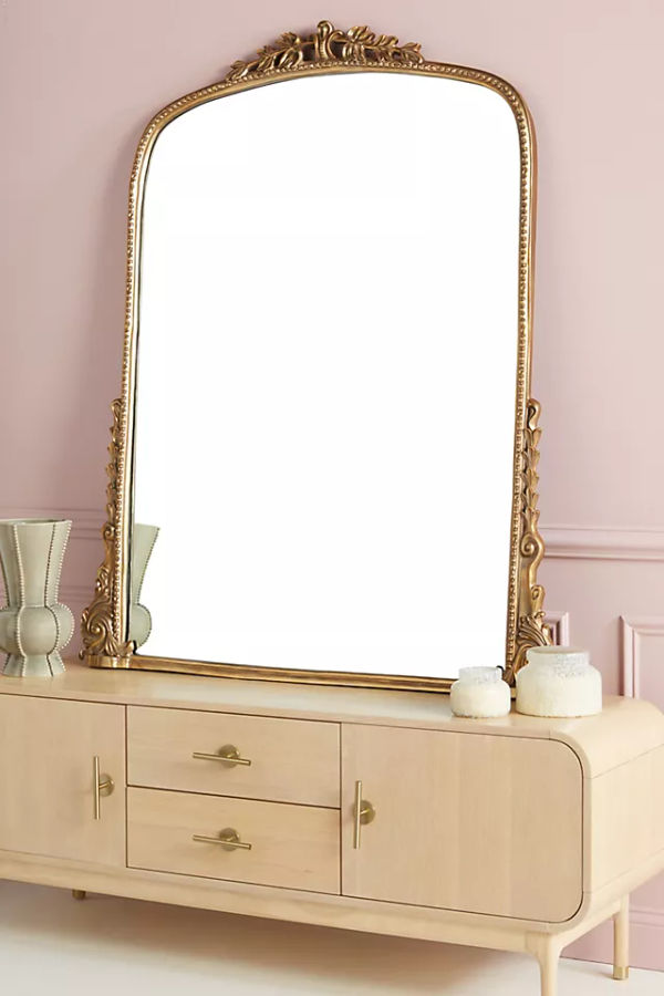 Gleaming Primrose Leaning Mirror added by Where The Heart Is Designs