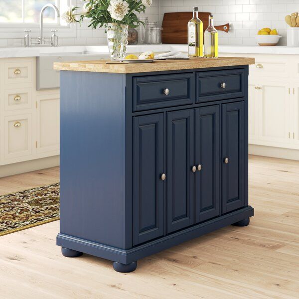 Antonella Solid Wood Kitchen Island added by Rachel Fedorov