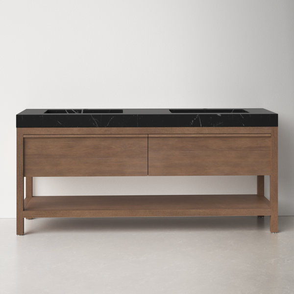 Ariane 72.05'' Double Bathroom Vanity added by Alyssa Gillespie