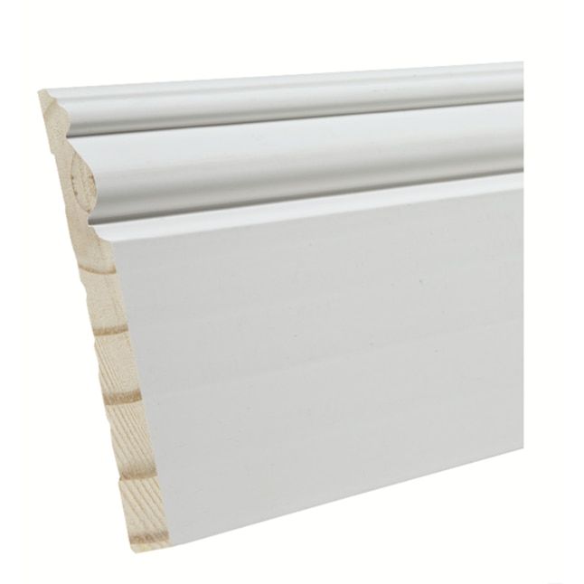 RELIABILT 9/16-in x 4-1/2-in x 12-ft Architectural Primed Pine 3233 Baseboard Moulding added by Meckila Britt