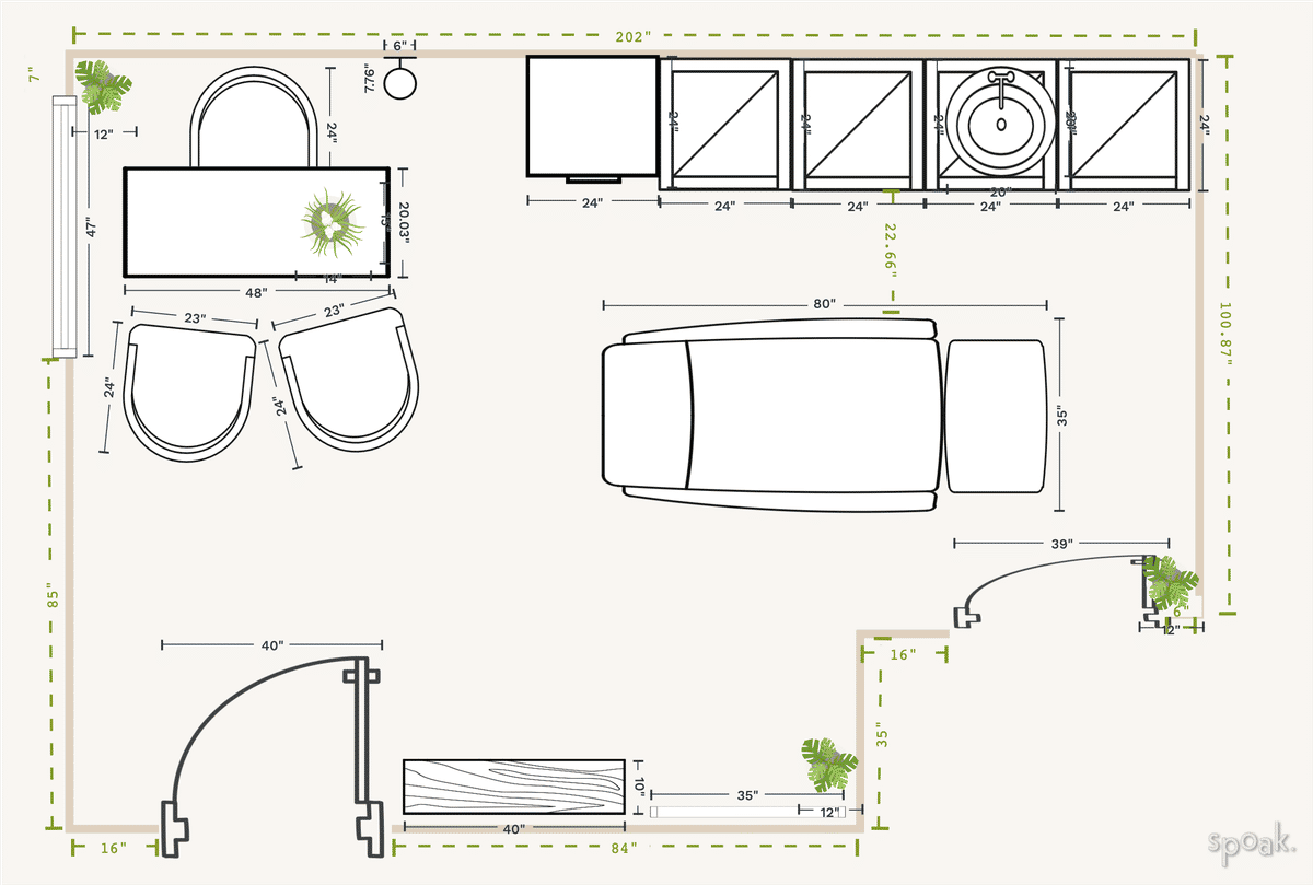 Nursery Plan designed by HELEN SALGADO