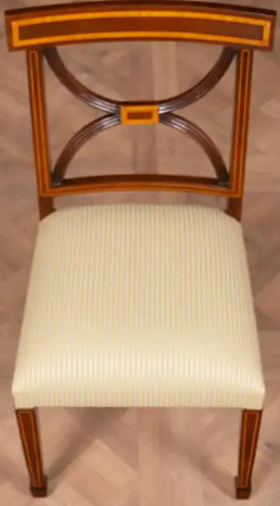 Sheraton Inlaid Mahogany Chairs, Set of 10 added by Denise Douglas