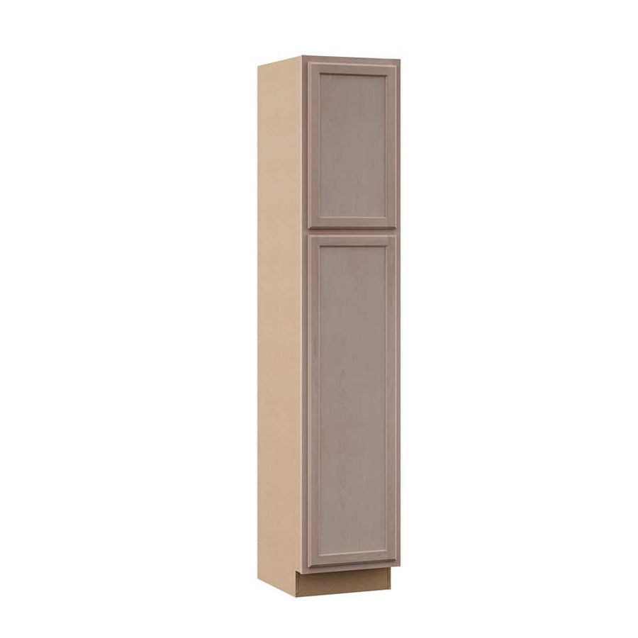 Hampton Bay 18 in. W x 24 in. D x 90 in. H Assembled Pantry Kitchen Cabinet in Unfinished with Recessed Panel KP1890-UF - The Home Depot added by Moriah Hawks