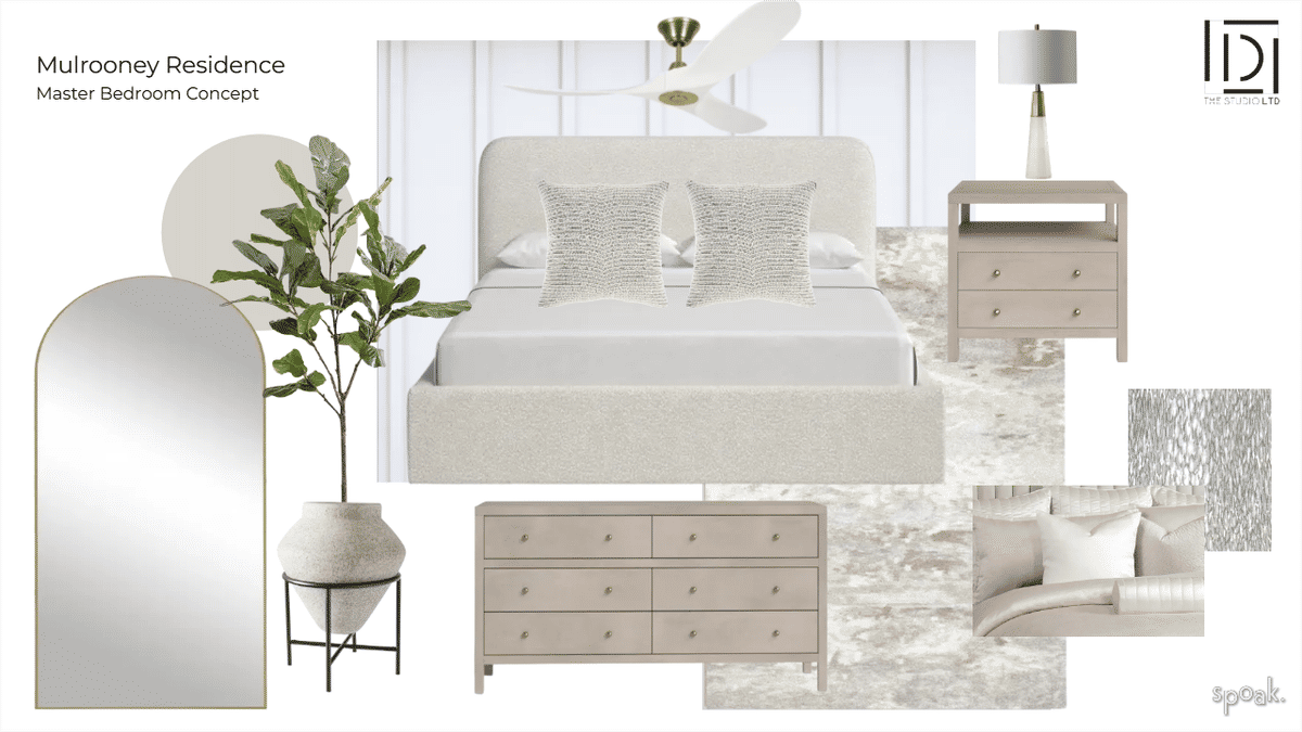 Minimalist Bedroom Inspiration designed by Larissa Thompson