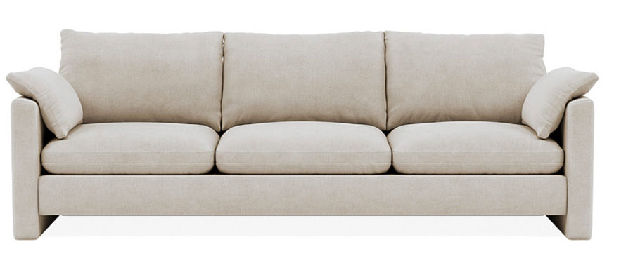 Hayley Sofa - Limestone Performance Antimicrobial Chenille  added by Elevated by Elise LLC