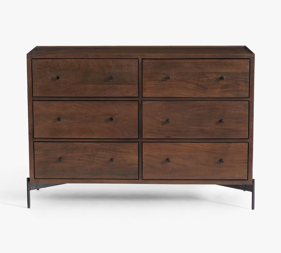 sachin and babi light blue dress Keane 42" Weathered Natural Solid Wood 5-Drawer Tall Dresser + Reviews