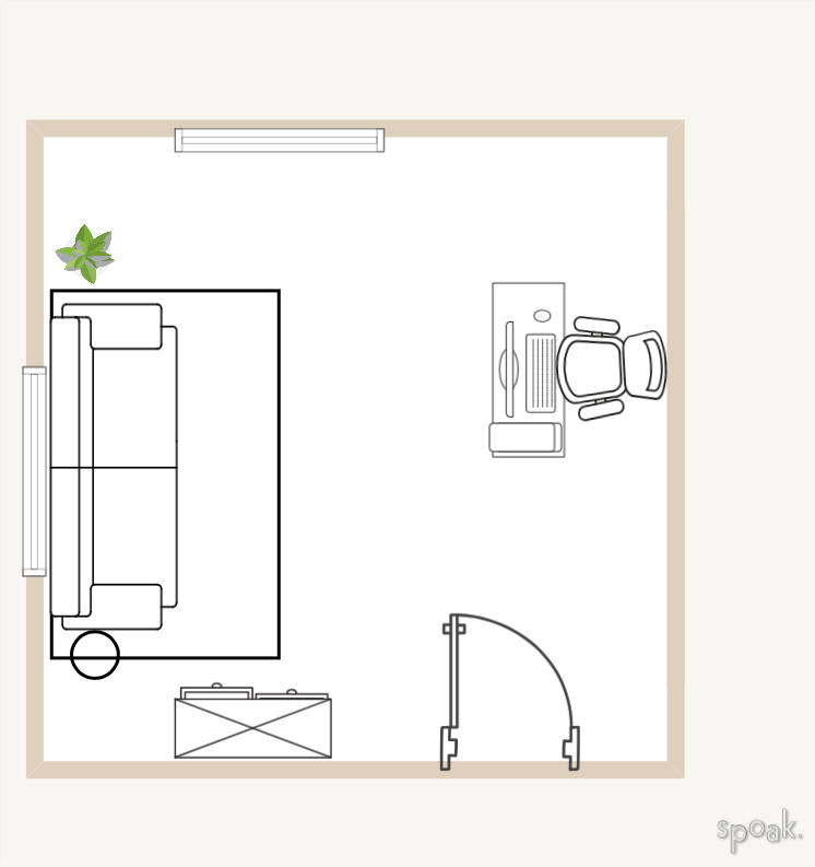 Office Plan designed by Sophie Sachs