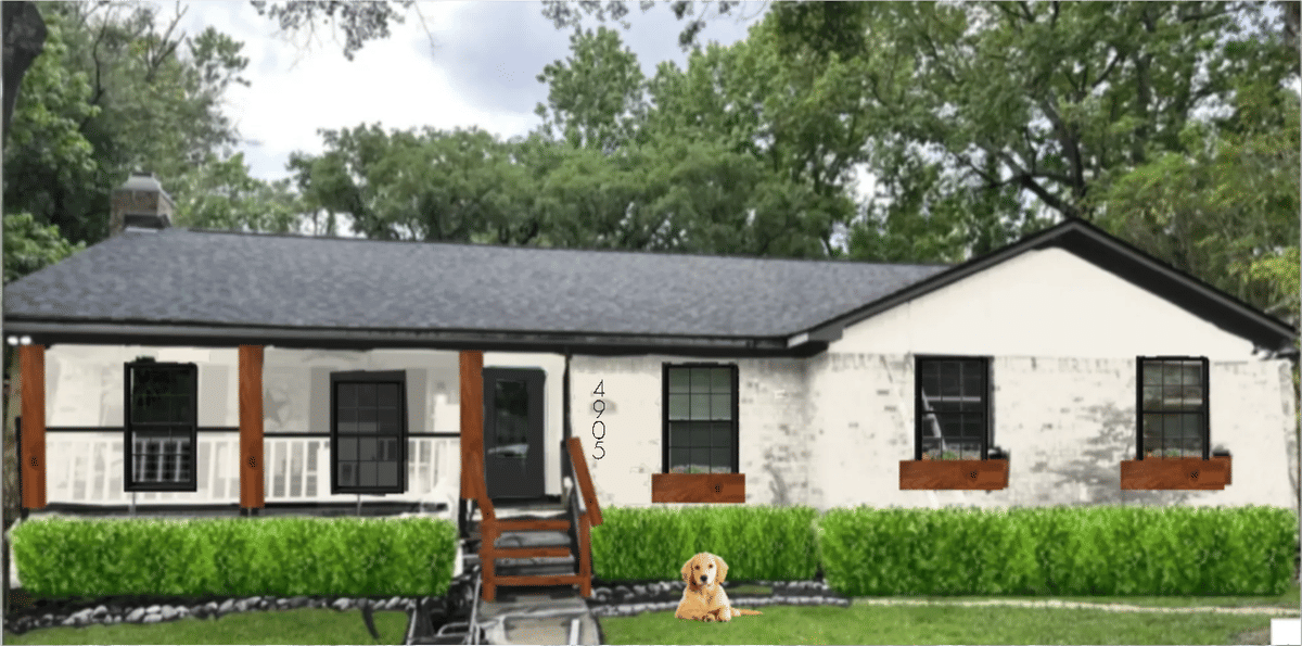 Single Story House Inspiration designed by Becky Wilson