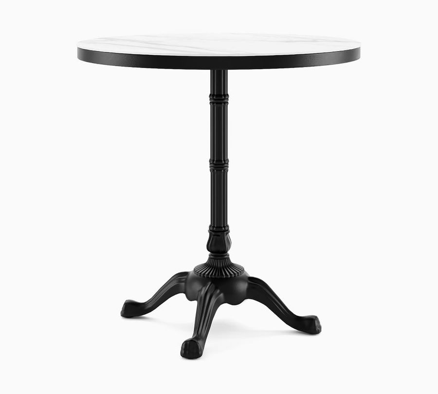 Outdoor 30" Round Pedestal Bistro Dining Table added by Taylor Fletcher