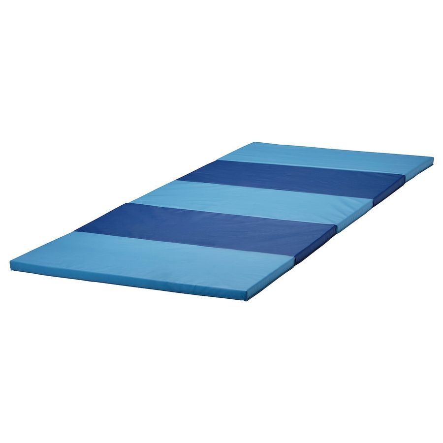 PLUFSIG folding gym mat, blue, 303/4x727/8" - IKEA added by Sarah Miller