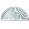 Fypon 40 in. x 20 in. x 1-3/4 in. Polyurethane Half-Round Sunburst Pediment SWDH40X20 added by Brie McGovern
