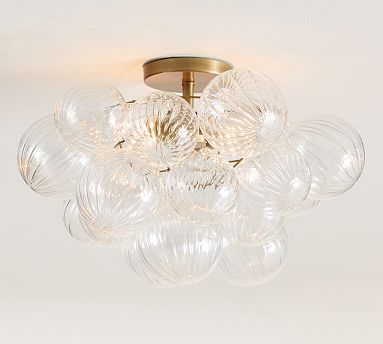 Cooper Glass Bubbled Flush Mount (18") added by Rochelle Bloom