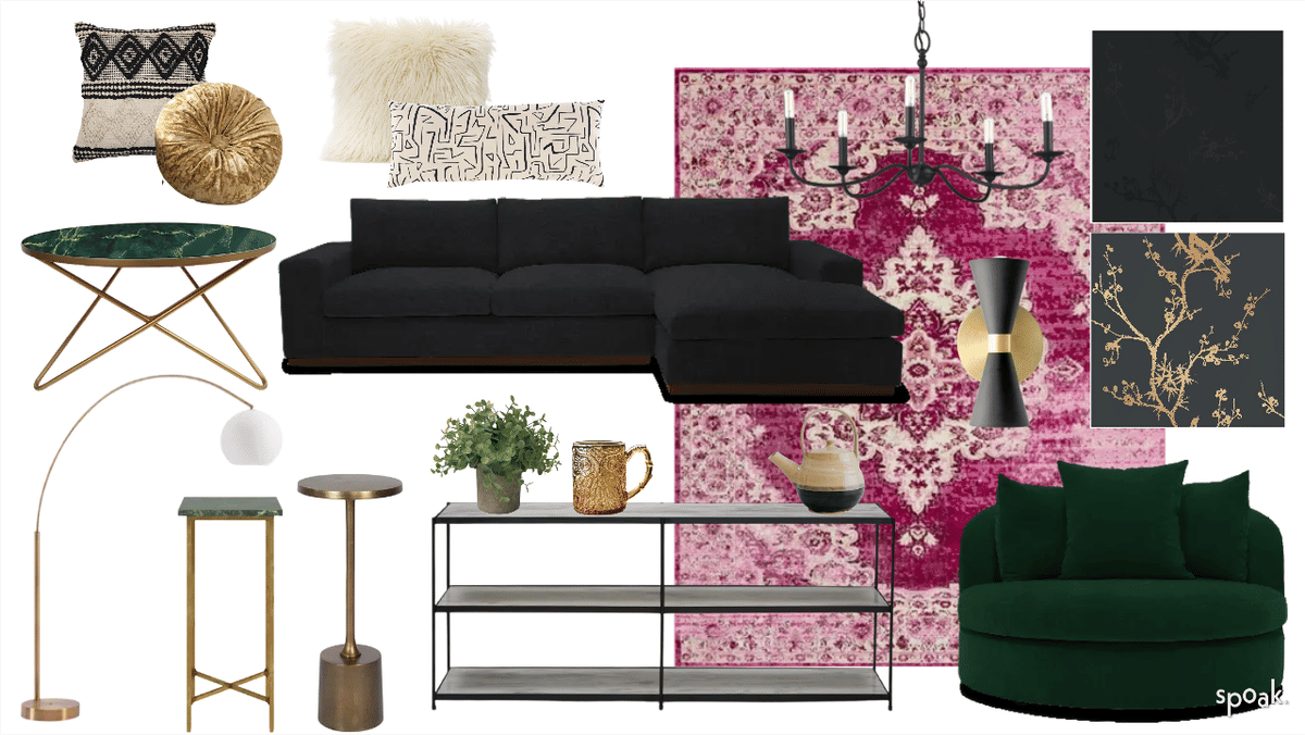 Kitchen + Living Room Ideas designed by Stephanie Mora