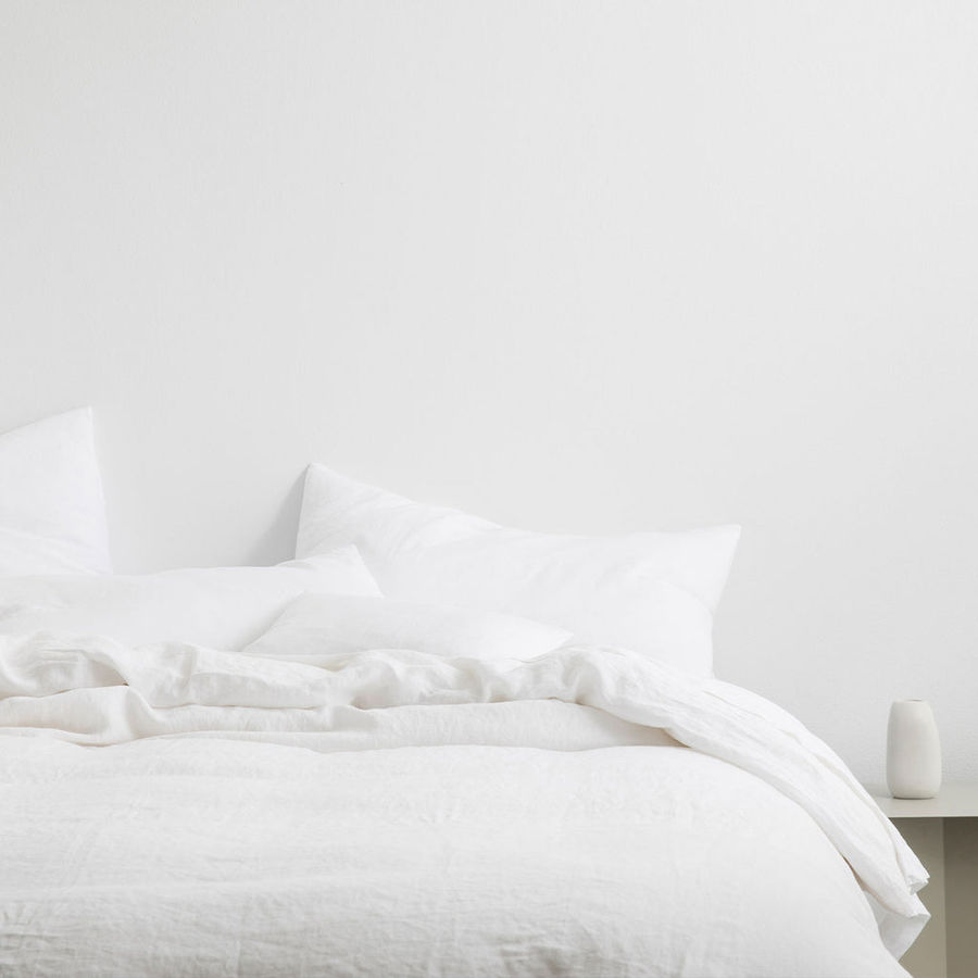 Linen Duvet Cover Set - White added by EMILY LUNN