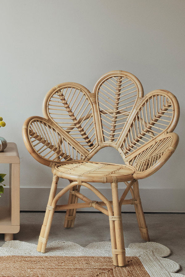 Lily Rattan Peacock Chair added by Lauren Garretson