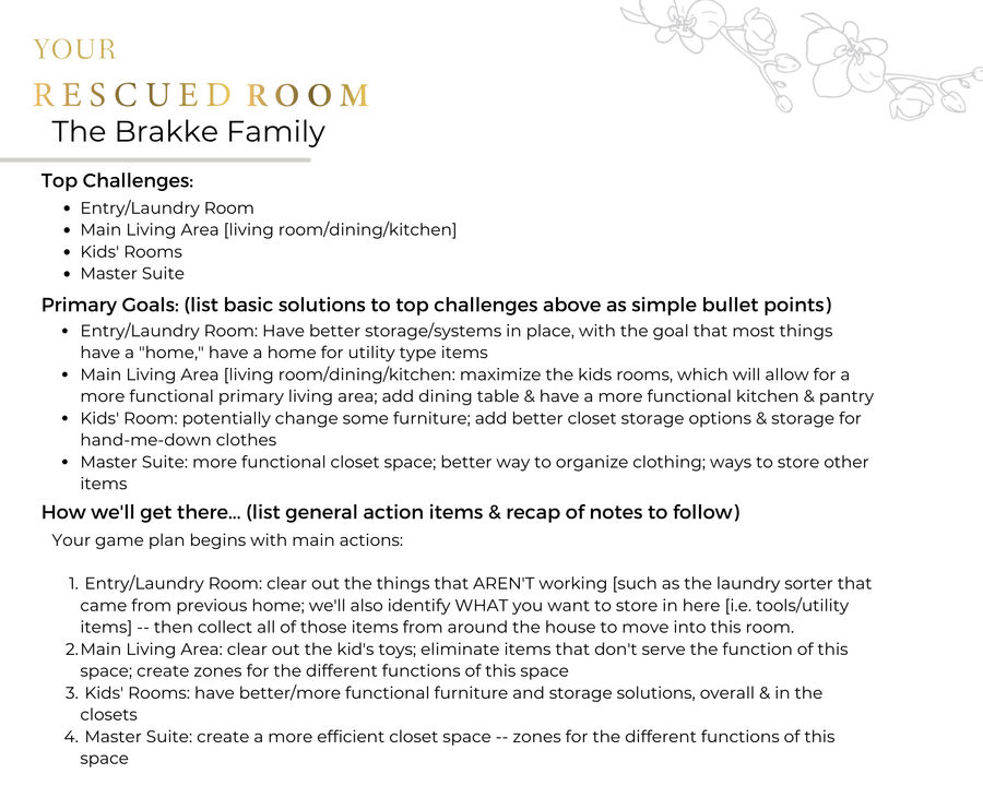 Brakke Strategize & Plan Package added by Rescued Room Design