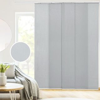 CHICOLOGY Adjustable Sliding Panels, 4-Rail Track, Light Filtering - Bed Bath & Beyond - 31844630 added by Amy Thomas