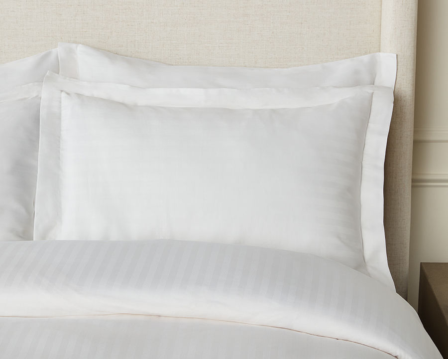 Tuxedo Stripe Duvet Cover & Shams Set - Shop Home Fragrance Essentials, Plush Towels, and More from The Ritz-Carlton added by Melissa Genest