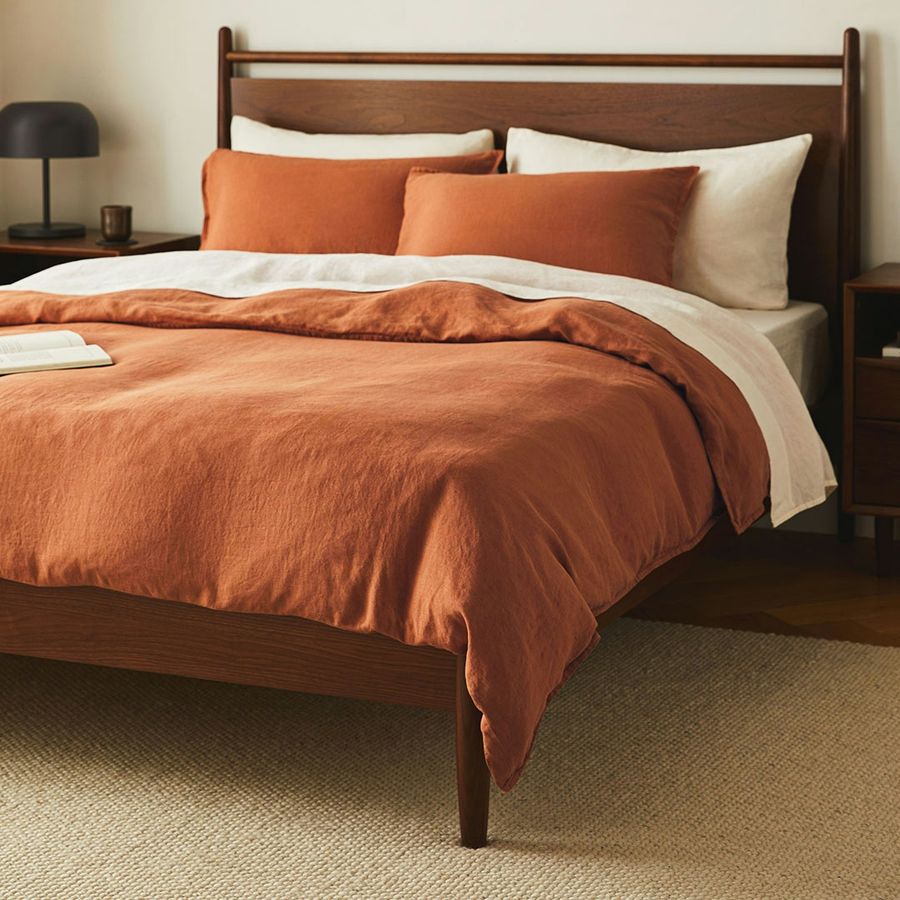 Lenia Panel Walnut Queen Bed added by Lena Loo