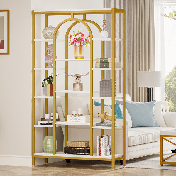 Tonise 70.8" H Steel Geometric Bookcase added by Mary Kidd
