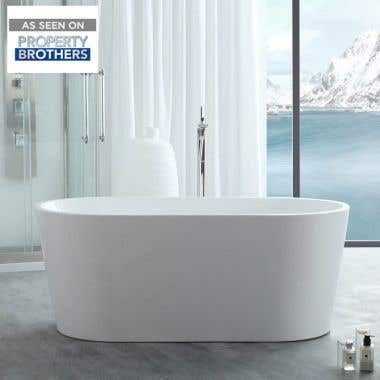 Chloe Acrylic Double Ended Freestanding Tub - No Faucet Drillings added by Molly Bowen