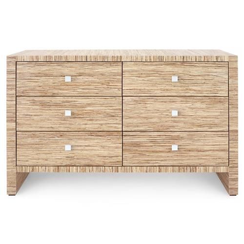 Villa & House Morgan Coastal Beach Brown Grasscloth 6-Drawer Dresser added by Stephanie Medlock