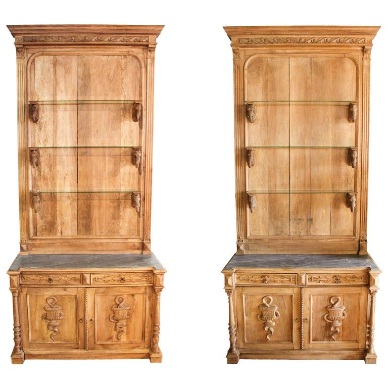 Pair of Bookcase Cabinets, circa 1860, France added by Sarah Kaiser