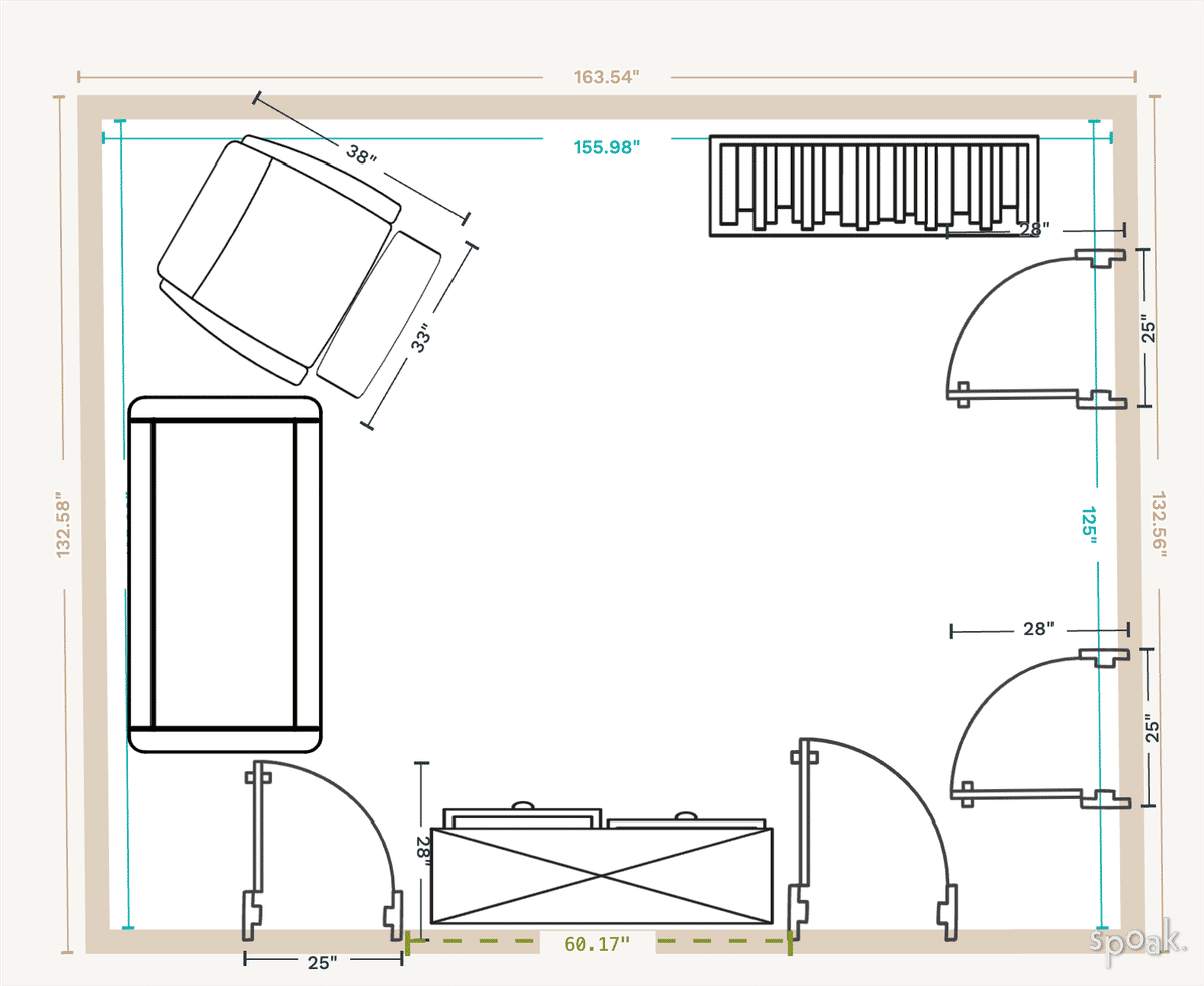 Nursery Plan designed by Lindsay Herterich