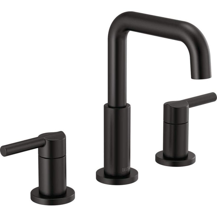 Delta Nicoli 8 in. Widespread 2-Handle Bathroom Faucet in Matte Black 35849LF-BL - The Home Depot added by Danielle Hughes