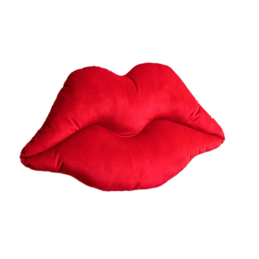 Ashler 3D Lips Throw Pillows Smooth Soft Velvet Insert Included Cushion for Couch Bed Living Room, New Red, 20 X 11 inches - Walmart.com added by Rachel Frankel