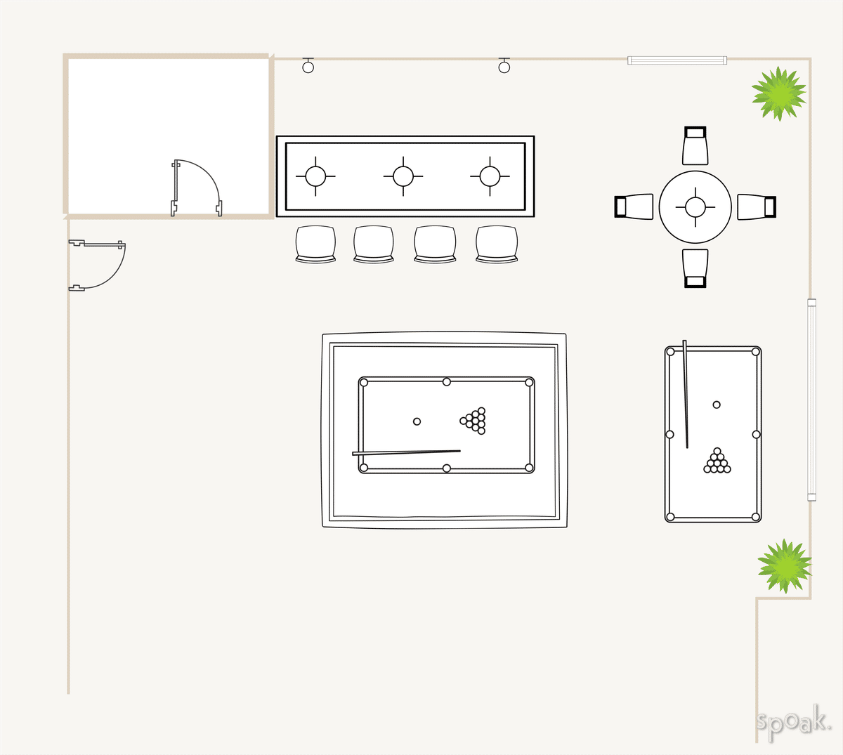 Living Room Plan designed by HELEN SALGADO