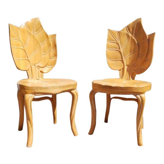 1960s Vintage French Art Nouveau Sculptural Leaf Chair added by Umi Daubendeck