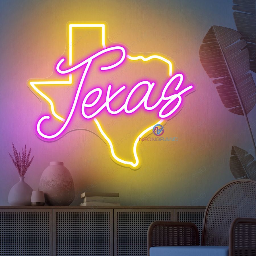Texas State Neon Sign Man Cave Led Light added by Hannah McKernan