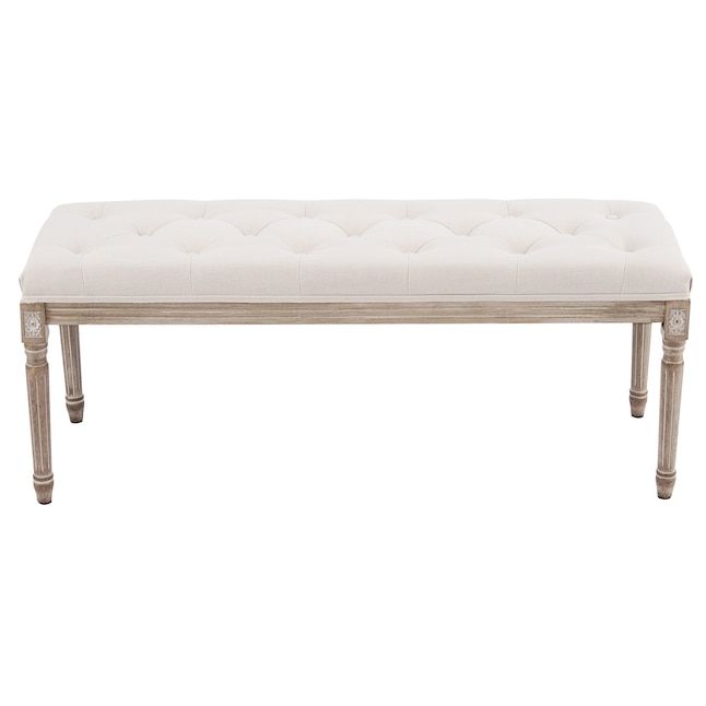 CO-Z Farmhouse Beige Accent Bench added by Jay C. Lynn Interior Designs, LLC