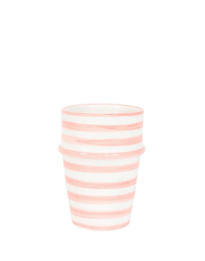 Moroccan Ceramic Cup - Blush Stripe added by Spoak Member